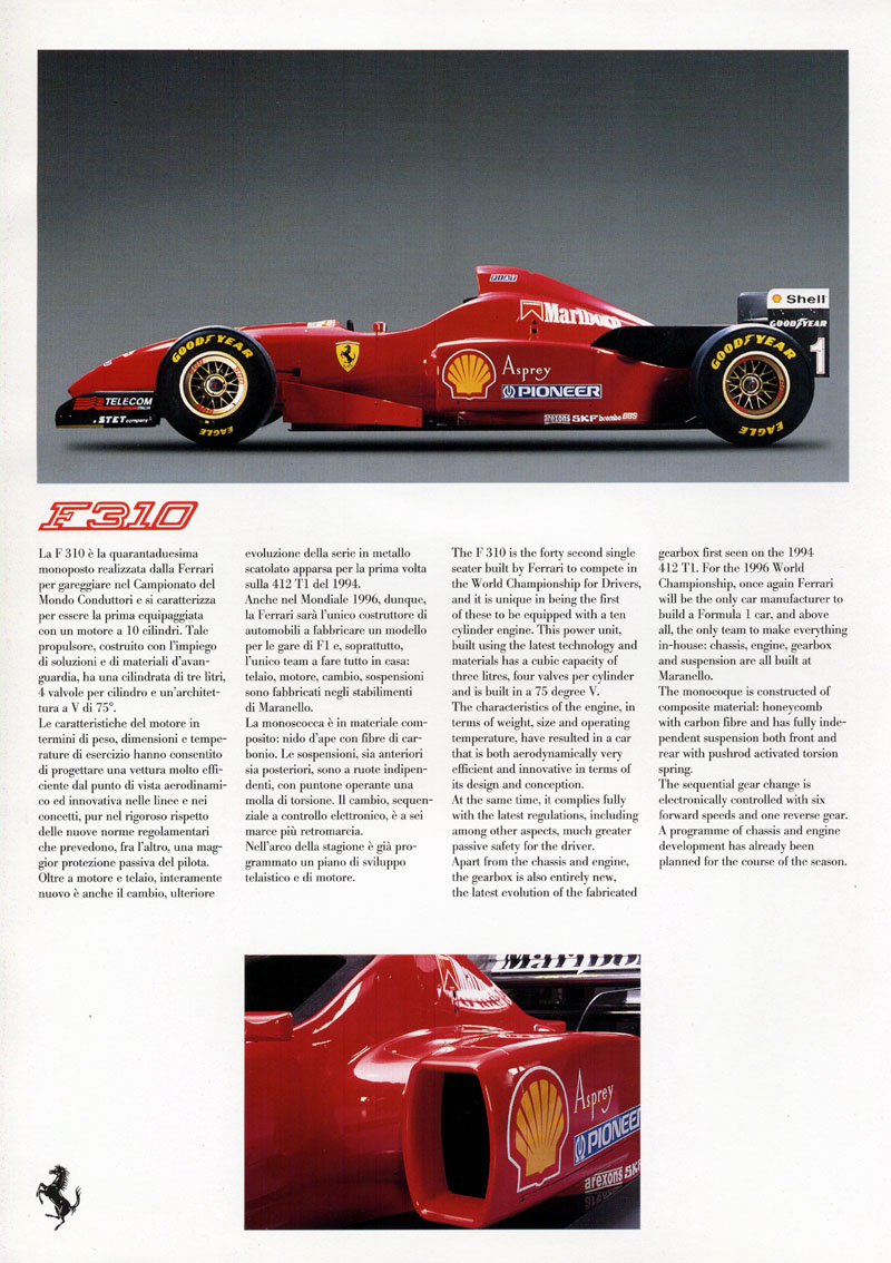 Illustration for article titled Wished You Could Have Bought A 1990s Ferrari F1 Car? Here's Its Brochure
